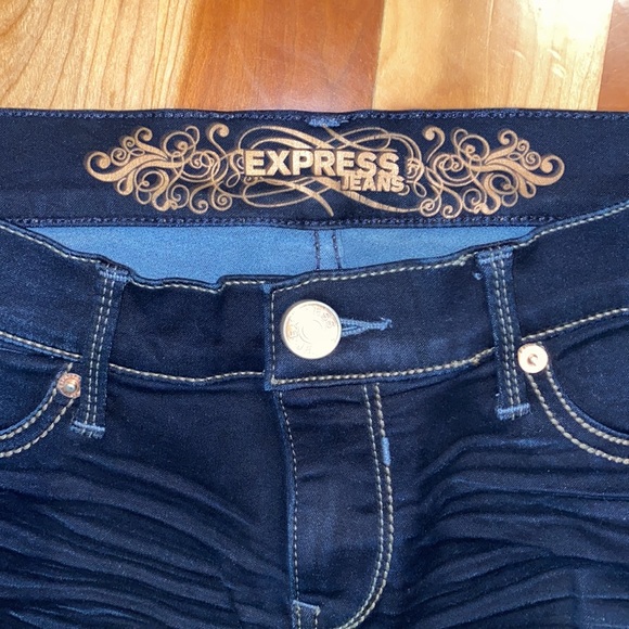 Express Barely Boot Stella Regular Fit Low Rise Carbon Jeans. New Never Worn. - Picture 3 of 8